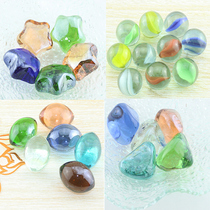 Hand tie-dyeing tools special materials glass beads star Oval diamond-shaped round