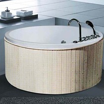 Manufacturer Direct Marketing Inlaid Round Bathtub Acrylic Embedded Massage Surf Bubble Bath Tub Independent