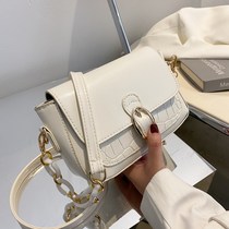 Senior sense niche bag bag women bag 2021 New Tide leather Korean fashion versatile chain shoulder slung bag