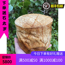  (Especially beautiful boutique yellow skin)Tai Sui meat ganoderma lucidum unearthed in Helan Mountain wrinkled beautiful more than 3 kg