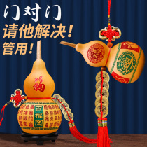 Gourd pendant door opening household ornaments door to door natural artwork living room porch home decorations