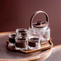 Tea pot making teapot cooking teapot glass kettle hot cup teapot teapot Chinese kung fu tea set household