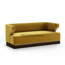 Post-modern light luxury sale building furniture sample room sofa group cosmetic villa