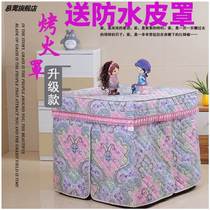 Muguan electric furnace cover fire cover electric heating table cover square quilt tablecloth cover thickened winter New