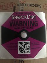 Imported SHOCKWATCH three generation Shanghai shock collision display label with anti-counterfeiting code
