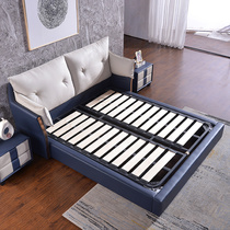 Solid wood ribs frame 1 8 meters bed board support frame Pine folding bed frame custom 1 5 keel frame Tatami iron frame