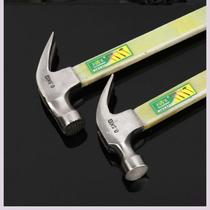 Woodworking hammer Square head sheep horn hammer Anti-slip suction nail Special steel Pure steel round head hammer hammer site woodworking