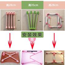 Bed Legs Notebook Computer Desk Legs Sloth Table Legs Small Table Legs Small Table Bracket Folding Table Accessories Desk
