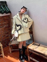 11 30 Hanhan Selected Love 30 Wool Small Fragrant Set 7639 Length 64 Bust 124 Waist 66