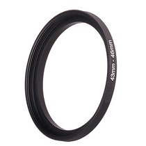 43-46mm filter adapter ring 43 lens to pick up 46 filter lens 43 external thread turn 46 internal thread small turn large