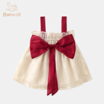 Banxidi Girls Dresses Baby Summer Dresses Princess Baby Year-old Dresses Suspender Skirts Childrens summer Childrens clothing