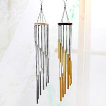 Metal multi-tube 12-tube wind chimes scenic area shop balcony outdoor courtyard temple prayer blessing hanging Bell