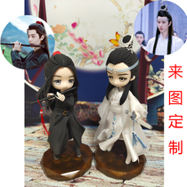 Xiao Zan Wei Wei Wu Xian Wang Yimbo Blue Forgot Machine Ultra Light Clay Doll Hand Model Soft Pottery Dolls