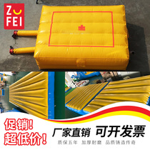 Inflatable Fire Rescue air cushion Net Red Bridge trampoline high-altitude anti-fall protection drill rescue equipment