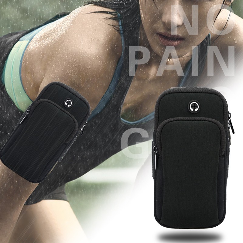 Sports mobile phone arm bag running, arm set, men and women general fitness arm, outdoor wrist strap bag waterproof bag