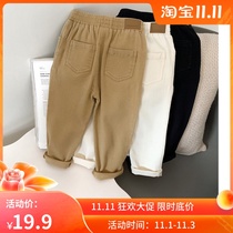 Chen Ma boys shop autumn childrens clothing casual pants tide childrens foreign trousers spring and autumn childrens baby pants