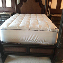 Export Dubai Hotel Down Mattress 95% Hungarian White Goose Down Warm Bed Mat Pad Thin Thickness 5CM