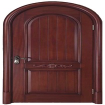 The Forfull Gate whole house custom red walnuts log door FM-084