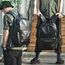 Backpack men mens backpack fashion trend college students school bag leisure computer large capacity Travel Business Mens bag tide