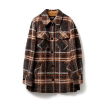 Rong Mei (DY1000352) fashionable doubling Plaid air sense Australian hair shirt style profile coat