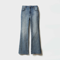 ^@^(KZ0830943) retro fashionable natural cotton blue jeans imitation natural wash jeans
