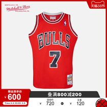 Mitchellness MN97-98 Year of the Bulls Kukochi SW retro jersey basketball clothes mesh vests