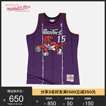 Mitchellness MN Carter 98-99 Raptors SW fans retro jersey basketball uniform NBA