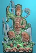 Nine days Xuan female token Taoist deity Fairy Bone Carved Jade Sculpture Jade Sculpture Jade Carved with Grey Plot Finely Carved and Sculpture Embossed