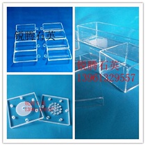Custom quartz glass tube square cylinder High temperature tube furnace burning boat rod crucible vessel Test tube burning quartz plate