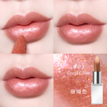 (Official)Big name TF lipstick silver tube 03 flash coral color 05 07 18 lipstick gift box