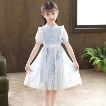 Childrens Dress New Girl Hanfu Princess Dress Summer Dress Qipao 2022 Children Dress Girl Dress Girl Don Dress Skirt Summer