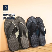 Di Cannon slippers male summer outside wearing a shit sensation Domestic sport herringbone slippers Chaubathrooms Anti Slip OVOF
