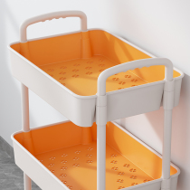 Small Cart Shelve Shelve Kitchen Floor Mobile Vegetable Basket Bedside Snack Bathroom Toilet Containing Bookshelves