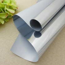 Silver reflective mirror frosted glass film anti-transparent transparent transparent heat insulation film shading window sticker