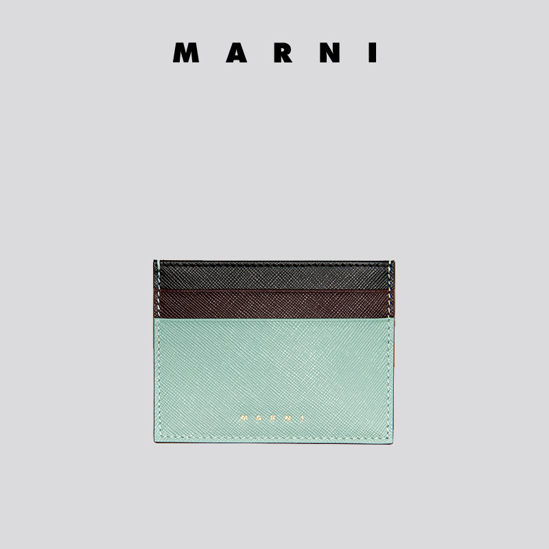 MARNI Autumn and Winter Series Multilayer Bag of Madam Coloured Cross Calf Leather