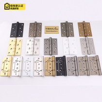 Yibaili pvd bright gold hinge 4 inch gray black stainless steel mute yellow ancient copper hinge indoor door hinge