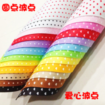 Handmade diy kindergarten pendant non-woven fabric free of Mail printing material fabric wave spot