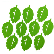 Non-woven decorative kindergarten decoration classroom decoration material non-woven wall stickers spring green leaves