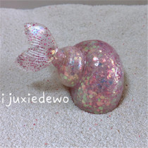 Hermit crab replacement shell DIY color mermaid Ji handmade custom shell natural conch shell processing decorative ornaments