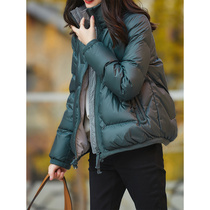 Laughing Han Pavilion warm 95 white goose down collar short down jacket womens winter New YR233152VG