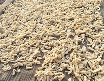 Mung bean dried bean shreds 4kg Hubei Xiaogan specialty farm handmade firewood bean skin