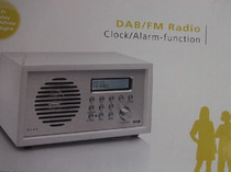 Pending price DAB fm radio aluminum alloy plate piano paint German AGK brand clock control radio