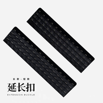 Corset waist extension buckle breasted belly belt four rows 13 buttons 15 buckles extended underwear multi-breasted adjustment buckle