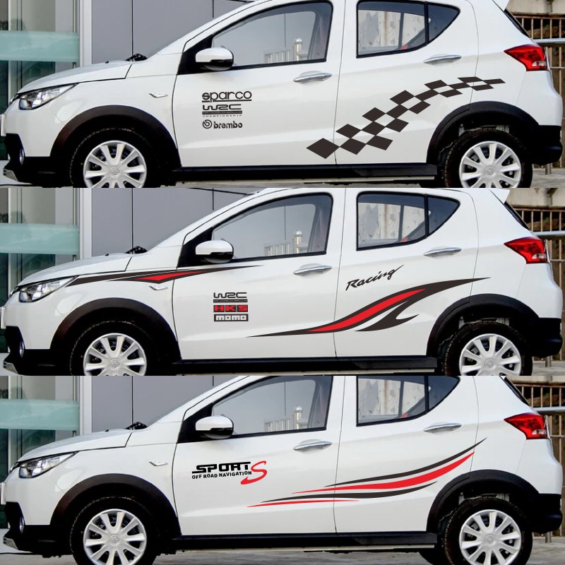 BAIC New Energy EC180 car paste pull flower electric car EC200 personality car sticker dynamic sticker decoration