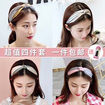  New net red summer 2021 hairband womens face washing thin section hair band hair card out of the headdress headband hair tie summer