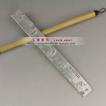 Antique old old Miao silver copper paperweight paper ruler Zhenzhen Wenzhen relief five tiger figure single price