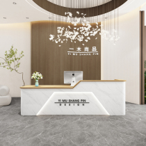 Simple and modern Company training institutions Front desk desk Reception desk Hotel desk Cash register counter Bar information desk