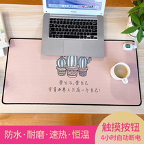 Warm table mat office desktop large homework heating pad student writing warm hand heating mouse pad heating pad
