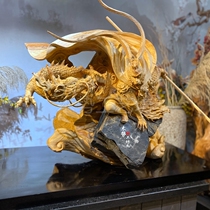 Thuja Great Sage Fighting and Victory Buddha Statue Root Carving Guan Gong Guanyin Black Wood Carving Hanging Painting Monkey King Monkey King Grand Sage Ornaments