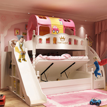 Childrens bunk bed bunk bed level defining a girl princess two bed of small-sized space-saving